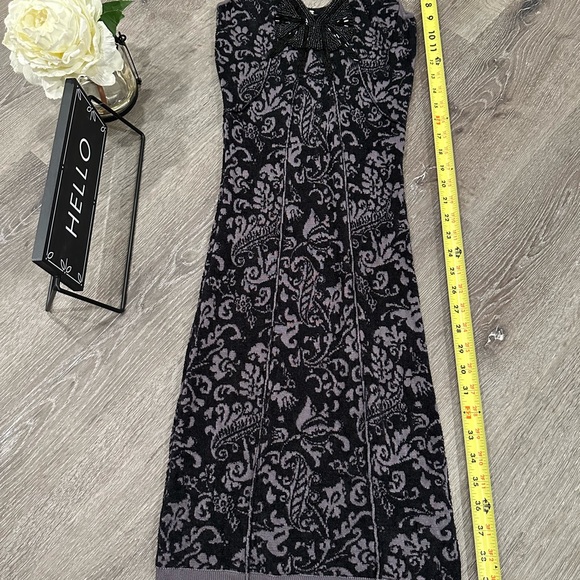 Free People Beaded a sweater Dress XS - Picture 6 of 7